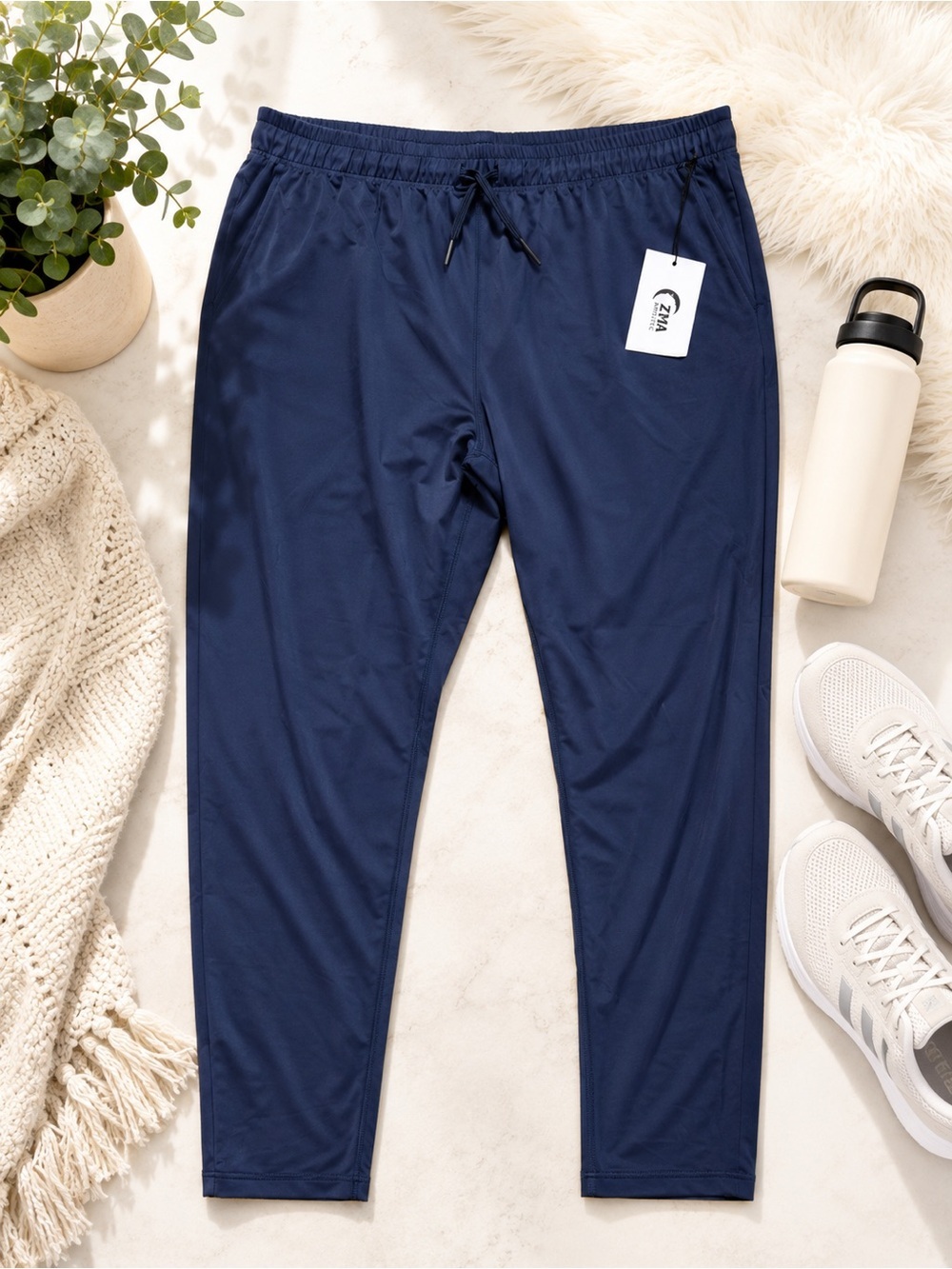 Zyia Everywhere Navy Active Drawstring Pants